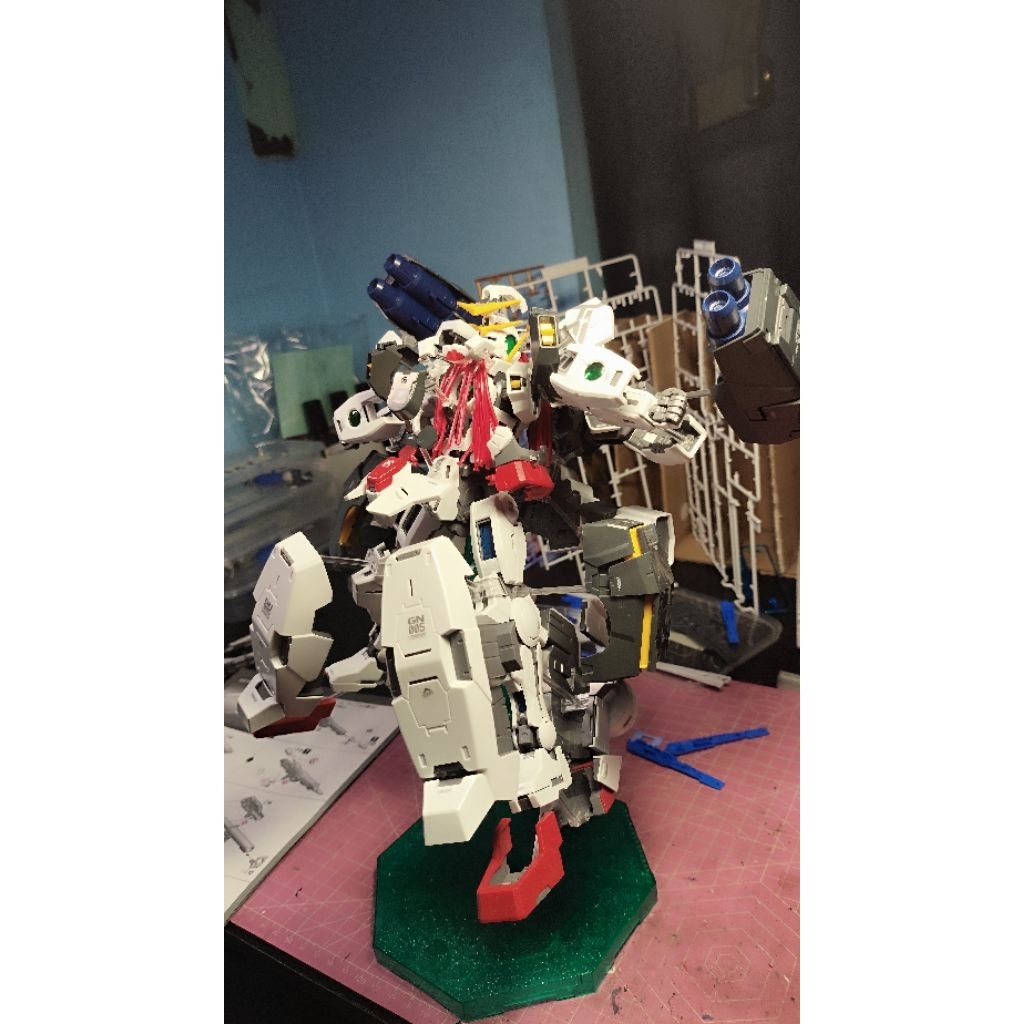 MG Virtue Nadleeh Non Bandai + Effect Wings Stand Display -NEGO-