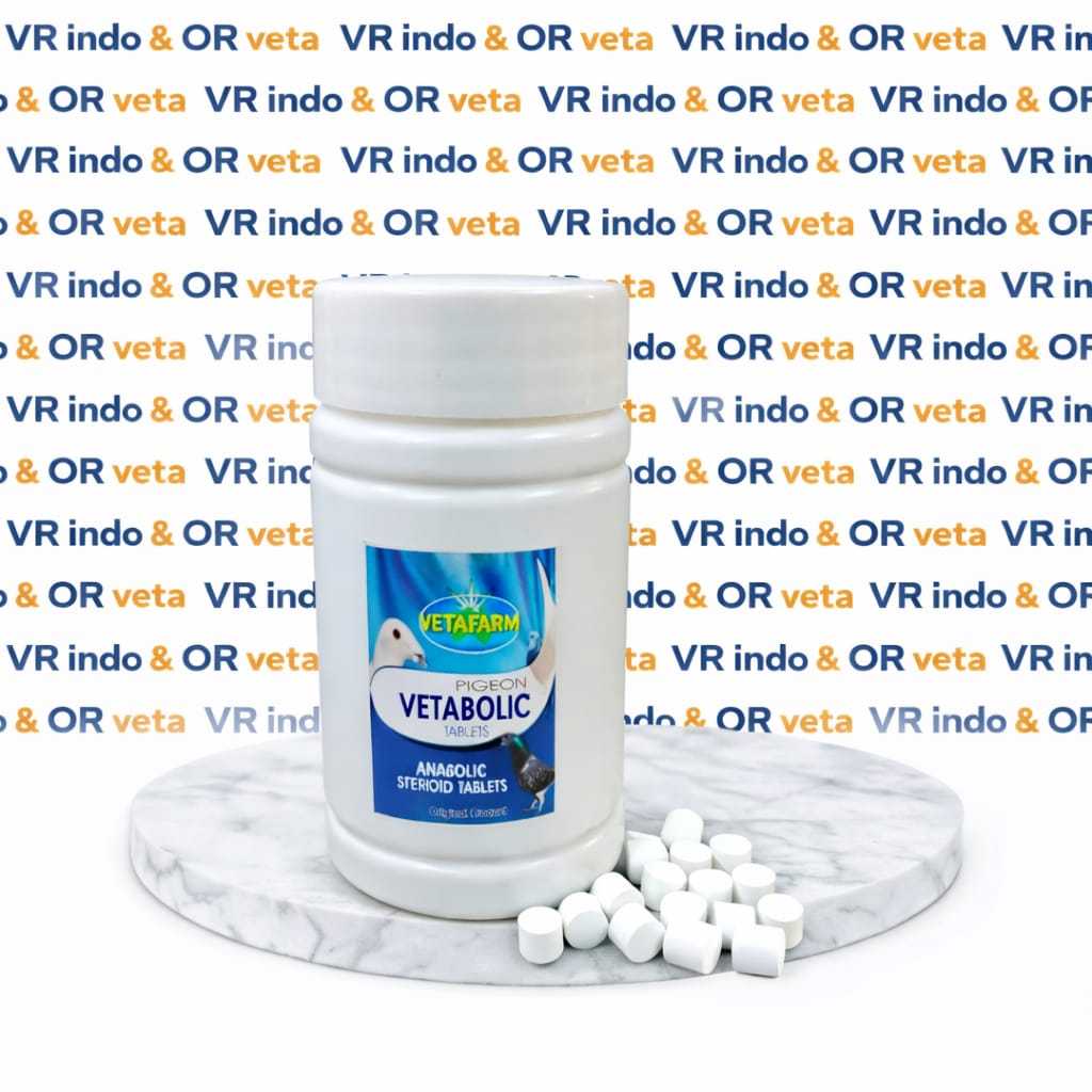 VETABOLIC TABLETS VETAFARM HARGA PERBUTIR ECERAN SUPLEMEN PEMBENTUKAN OTOT TULANG MERPATI