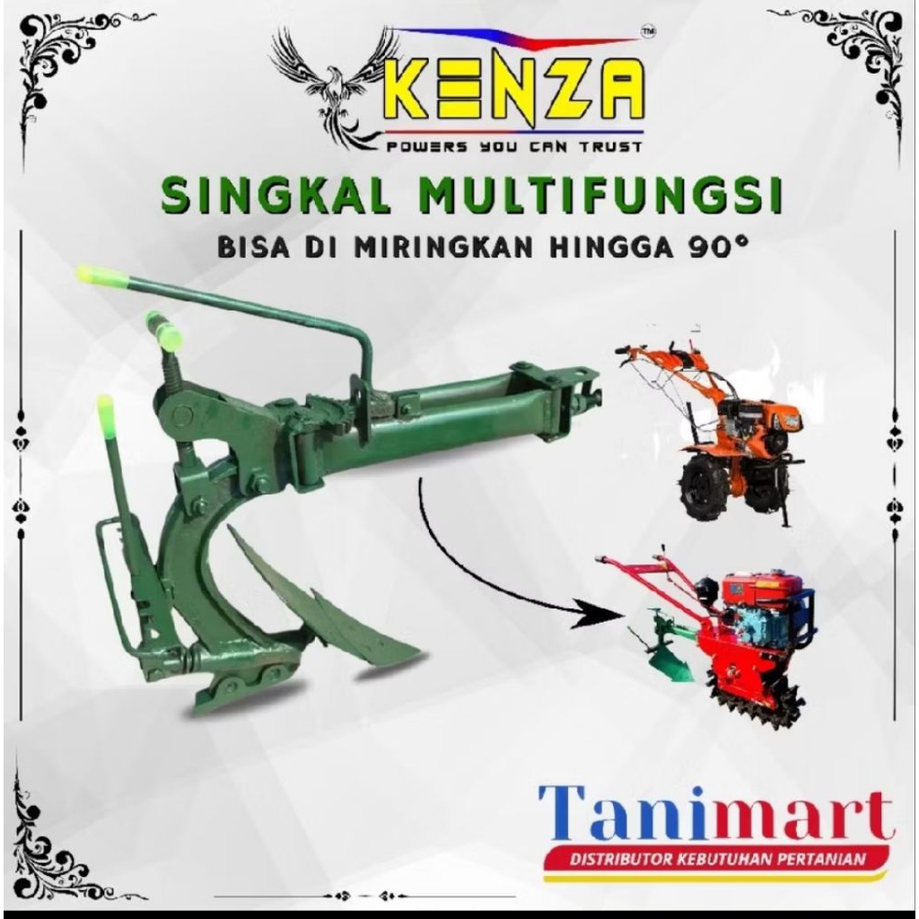 SINGKAL TRAKTOR MULTIFUNGSI / SINGKAL KUPU KUPU / SINGKAL MESIN TRAKTOR
