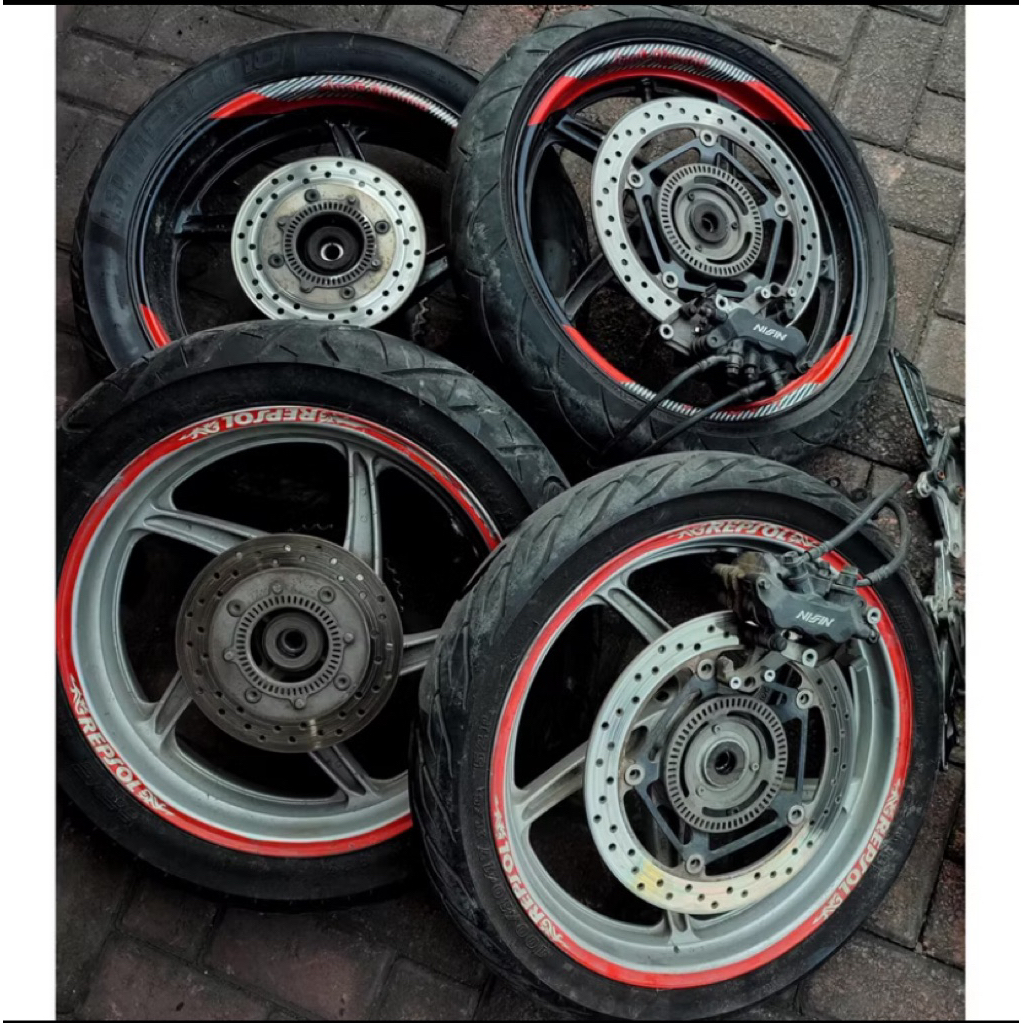 VELG ORIGINAL COPOTAN CBR250 R RR OLD SET DISC NAPGEAR