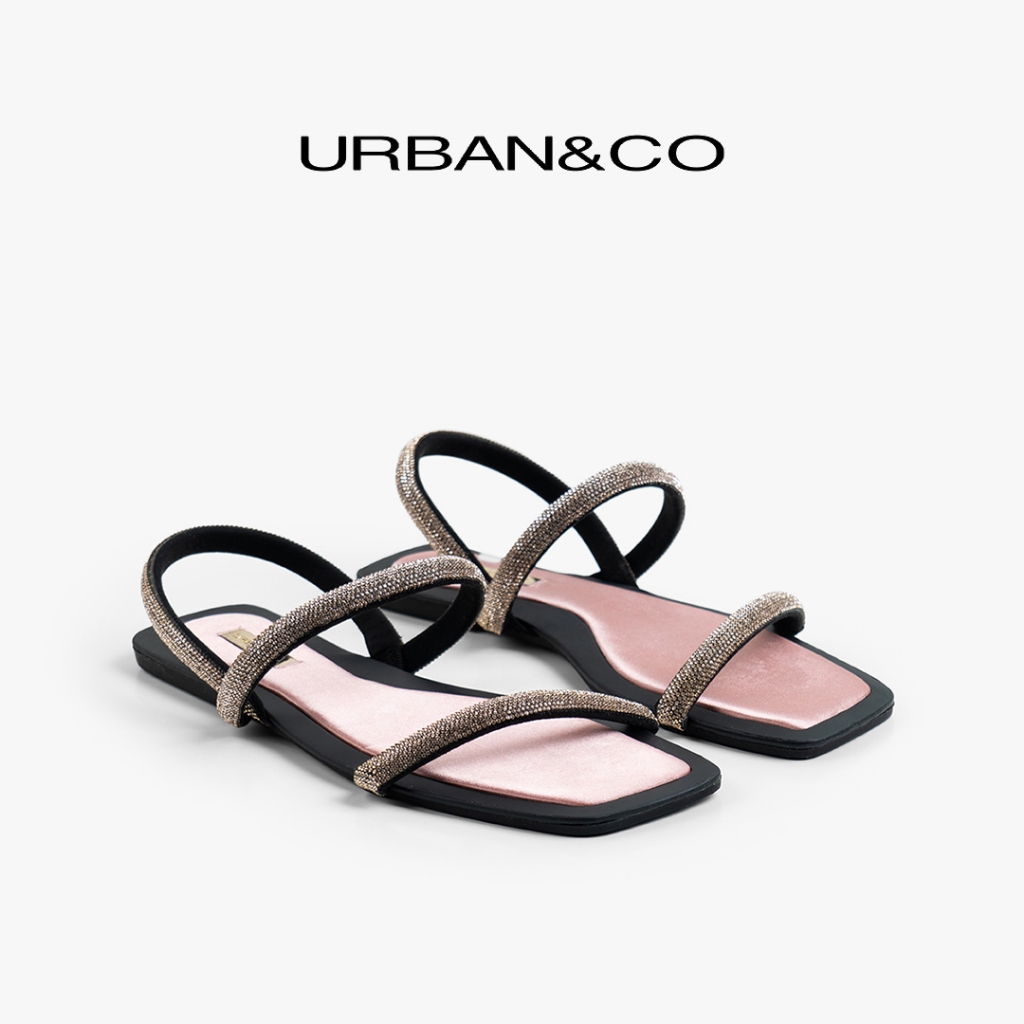 URBAN&CO Bellamy Sandal Teplek Sendal Casual Wanita Kekinian
