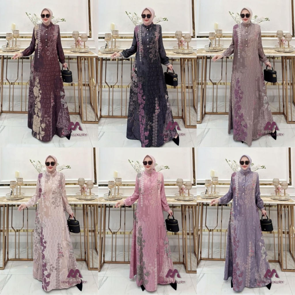 LuxuryFashion READY GAMIS DRESS WANITA JENAIRA BY HMF LUXURY BEST SELLER