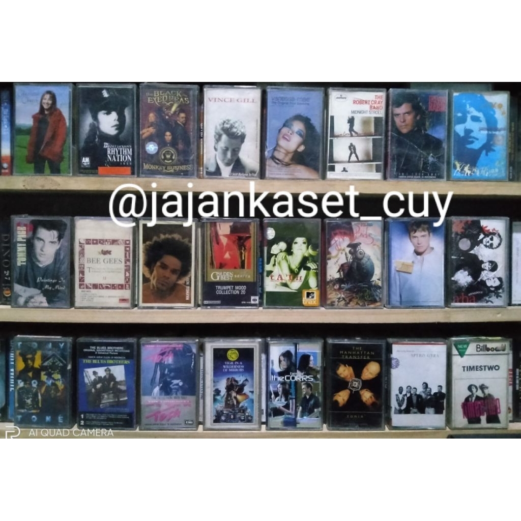 KASET PITA ORIGINAL BEEGEES TATU 4NON BLONDE TOMMY PAGE AHA JAMES BLUNT BARANG UNIK BARANG JADUL BAR