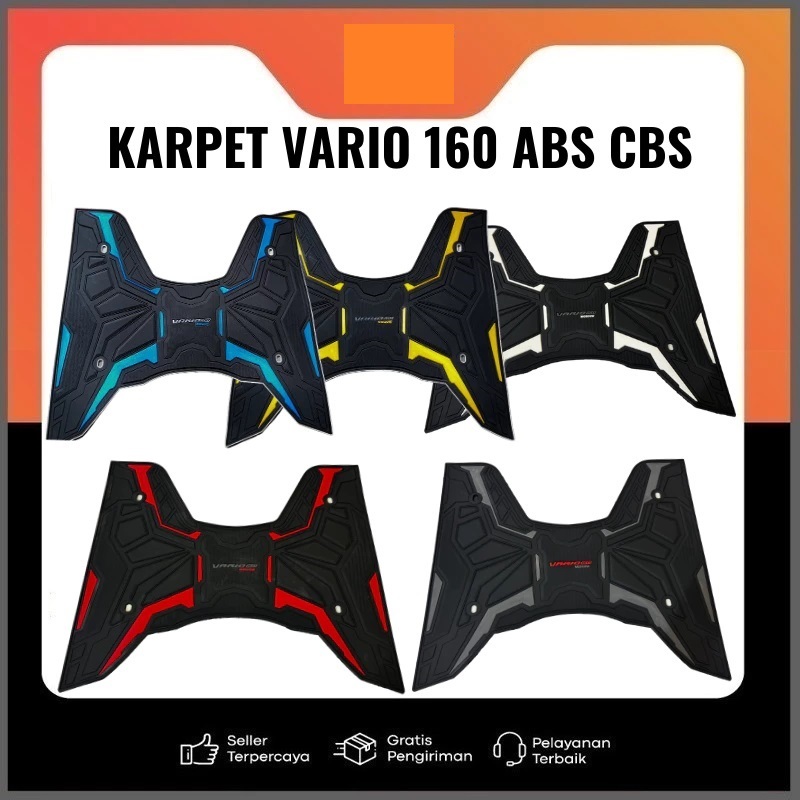 Alas Kaki Vario 160 ABS CBS 2022-2025 Karpet Keset Motor Vario 160
