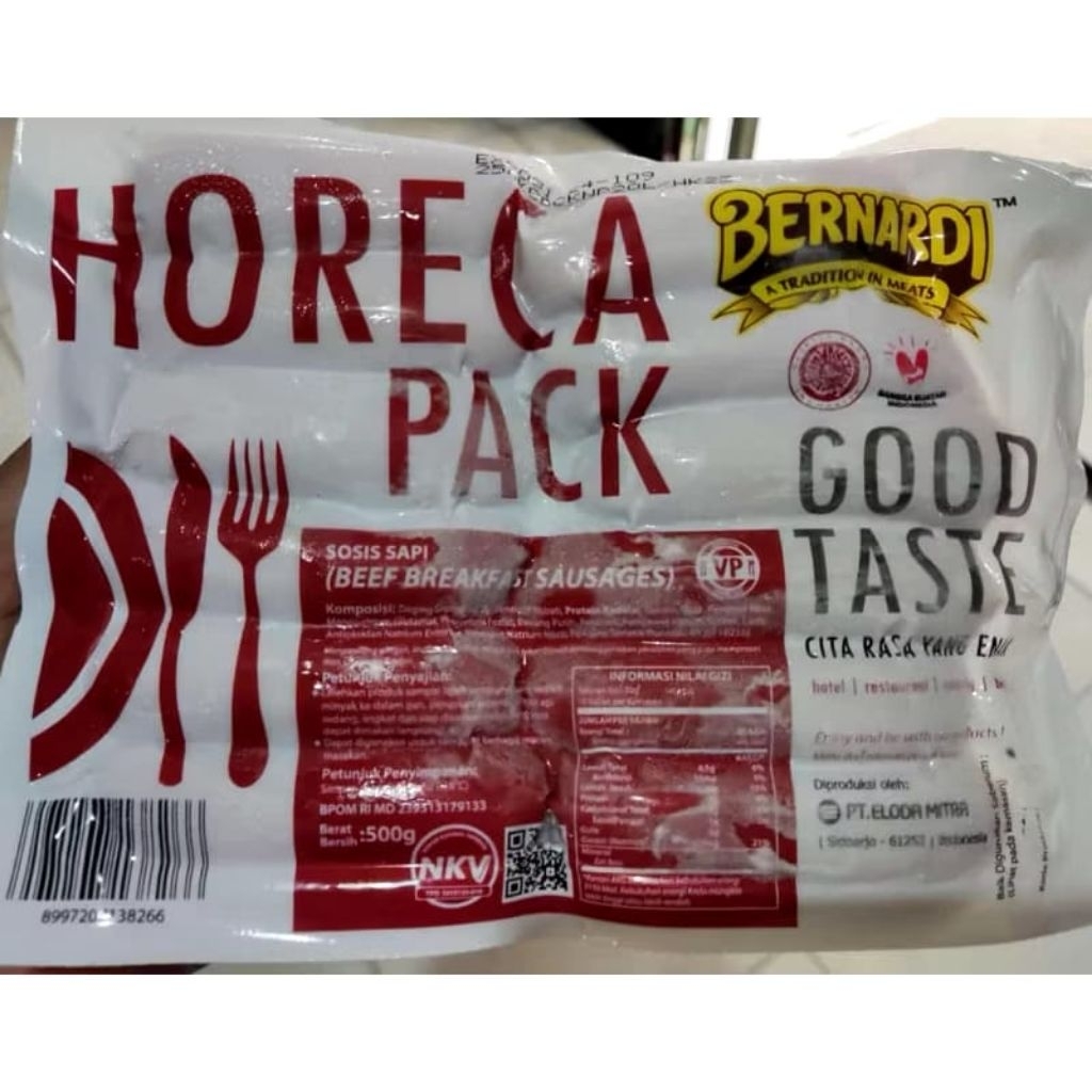 Sosis sapi  Bernardi Horeca 500gr