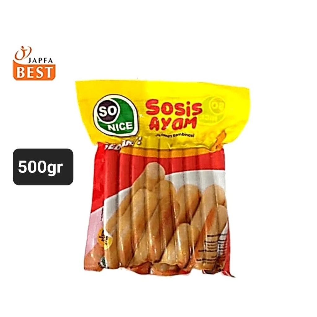 Sosis Ayam So Nice 500gr
