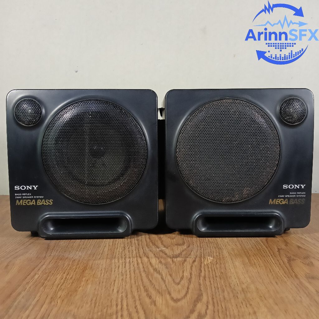 Pasif speaker compo Sony 4inch bekas normal