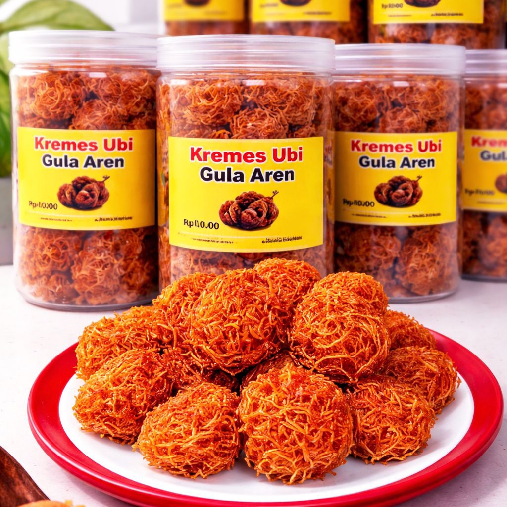 Kremes Ubi Gula Aren Premium - Snack Jadul Renyah Tanpa Pengawet - Oleh Oleh Khas Garut