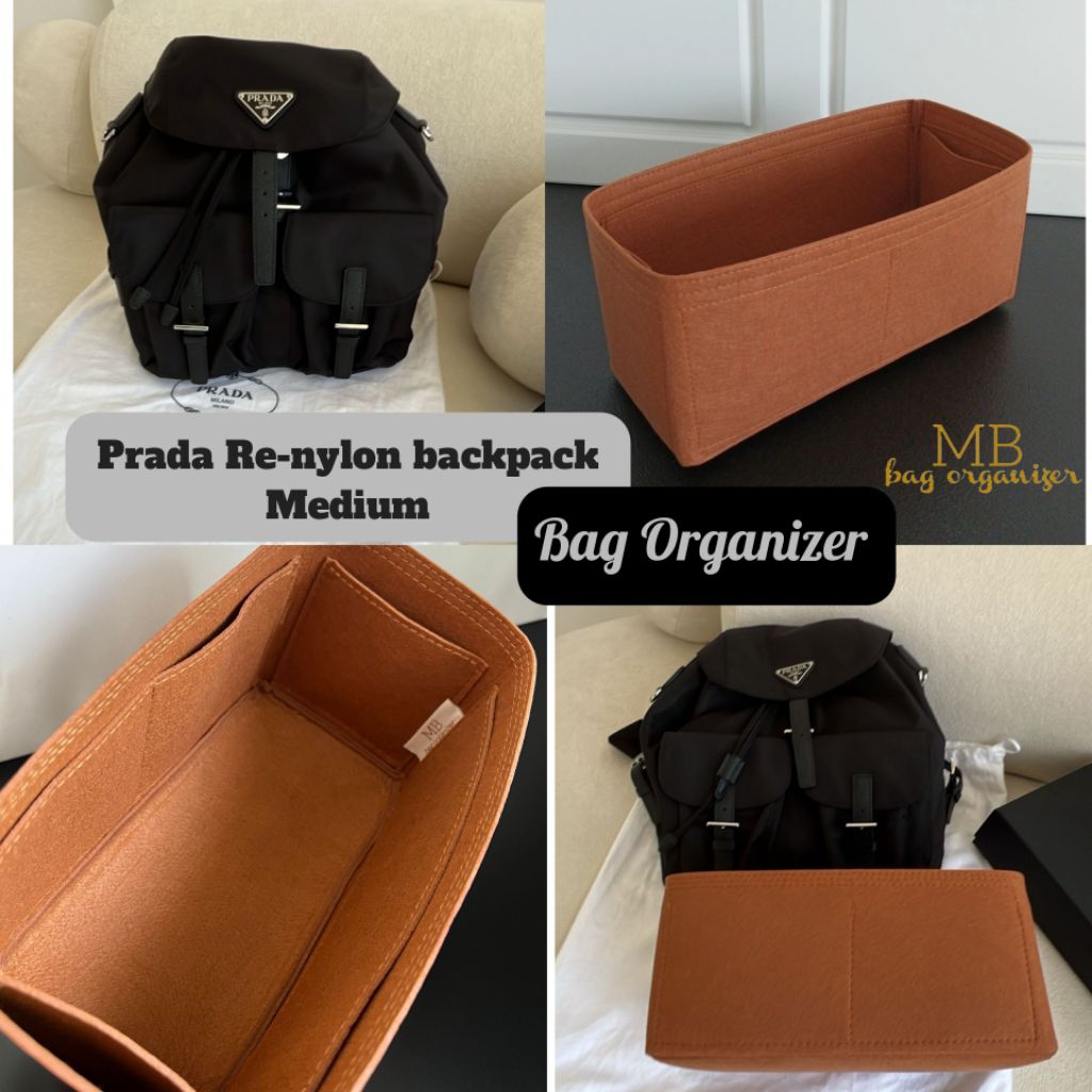 Prada Re-nylon backpack Medium Size Bag Organizer