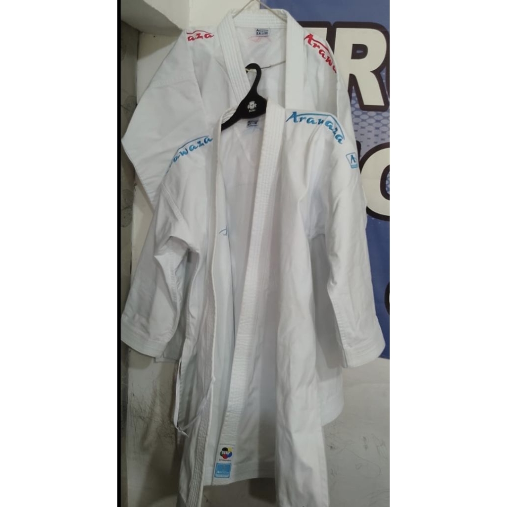 Baju Karate KATA merk Arawaza Black Diamond 2 in 1