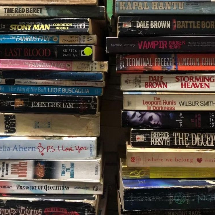 [SERBA 25RB] Novel English Original [PRELOVED] - Storming Heaven, Twilight, The Haj, Dll