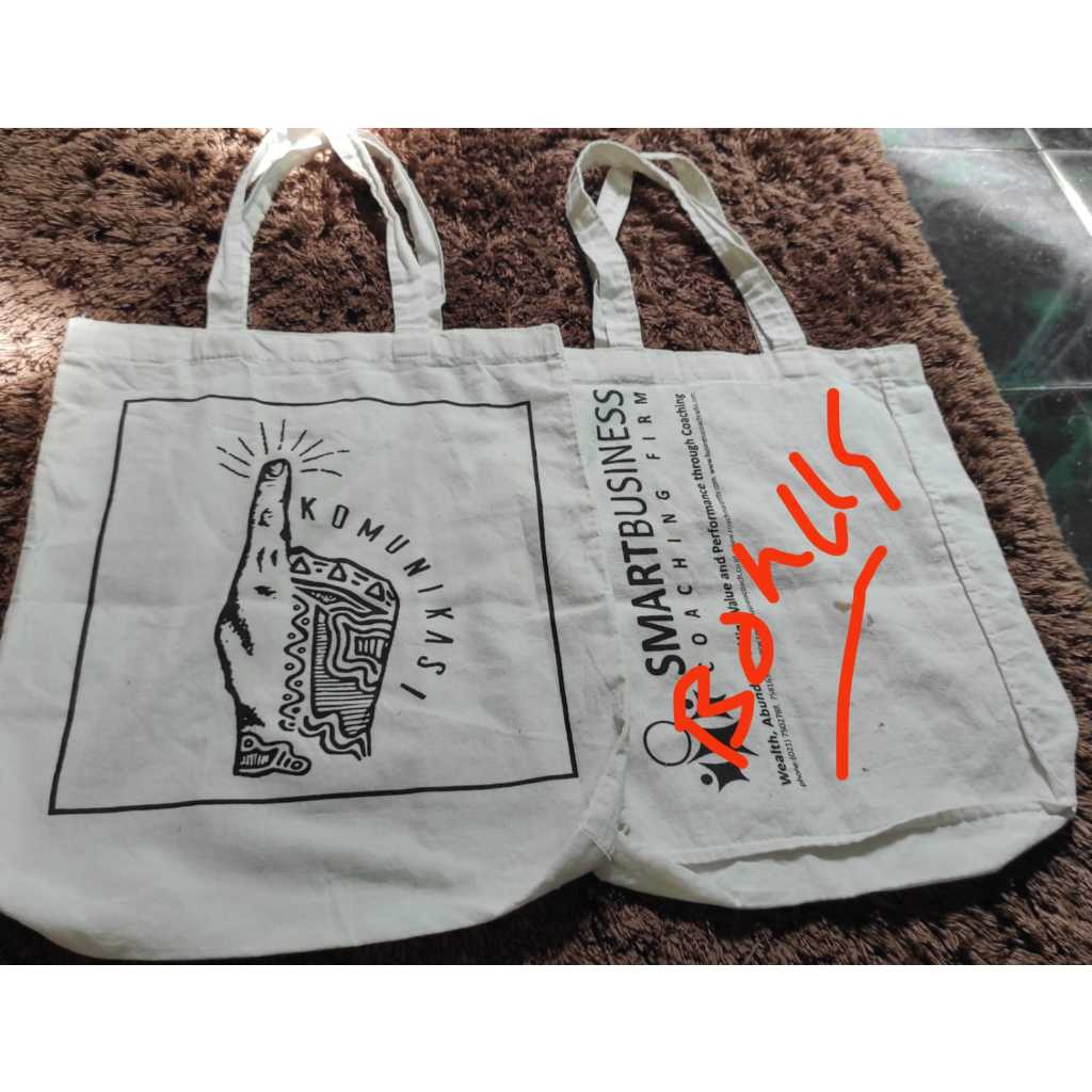 Seken/Preloved Tas Tote Murah/1 Tote Bonus 1 Tote Bag 36 x 44