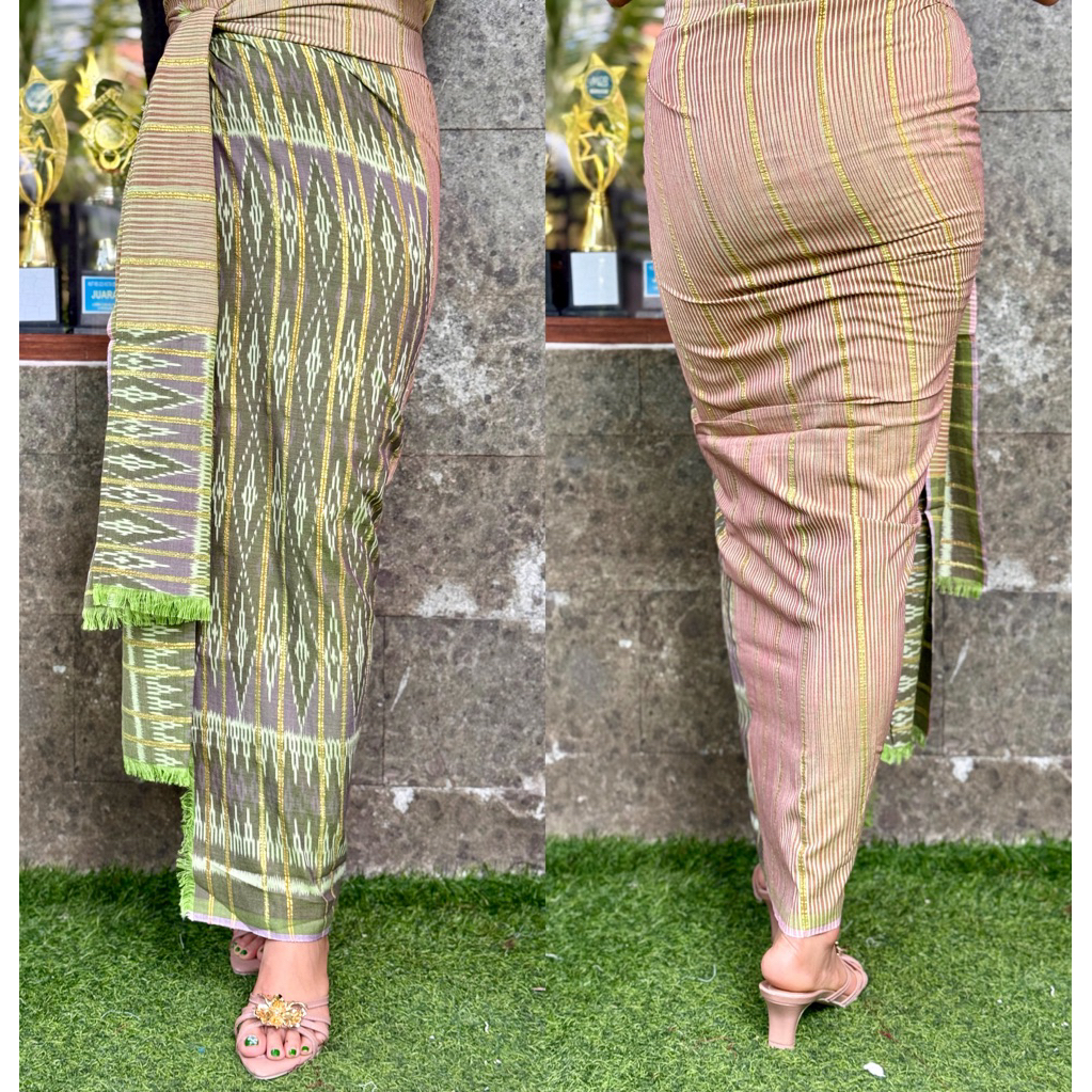 Endek Skordi seseh premium set selendang