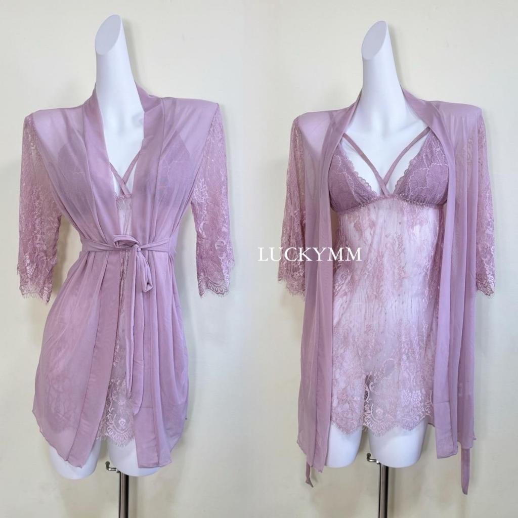 Sexy Lingerie Kimono Oneset Baju Tidur Sexy Lingerie Wanita / Lingerie Kimono / Kimono Transparan 94