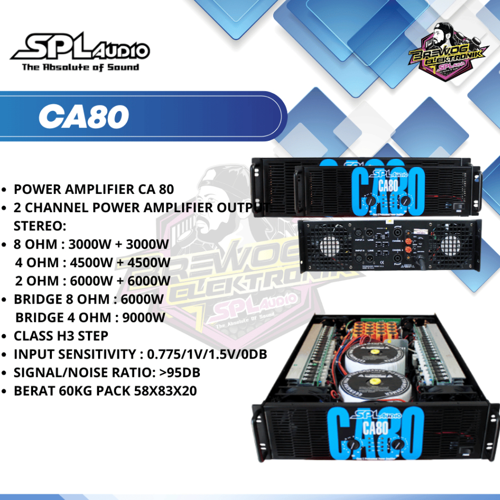 Power SPL CA 80 double trafo class H3