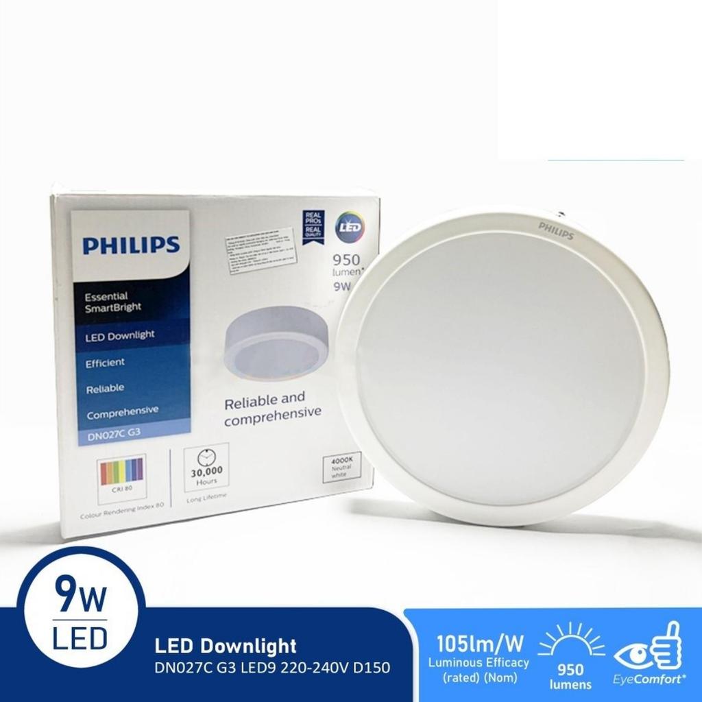 LED DOWNLIGHT OUTBOW PHILIPS DN027C G3 9W 4000K