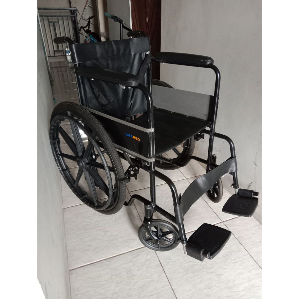 KURSI RODA BEKAS STANDART RUMAH SAKIT / KURSI RODA SECOND TERMURAH / KURSI RODA TRAVELLING HAJI UMRO