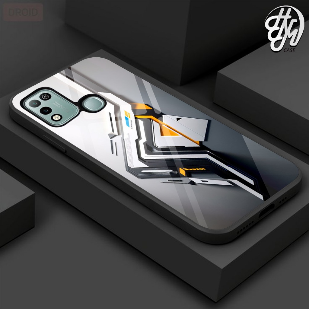 Casing Hp Untuk Infinix Hot 11 / Hot 11s / Hot 11 Play - Fashion Cyber Case Murah Hardcase Softcase 