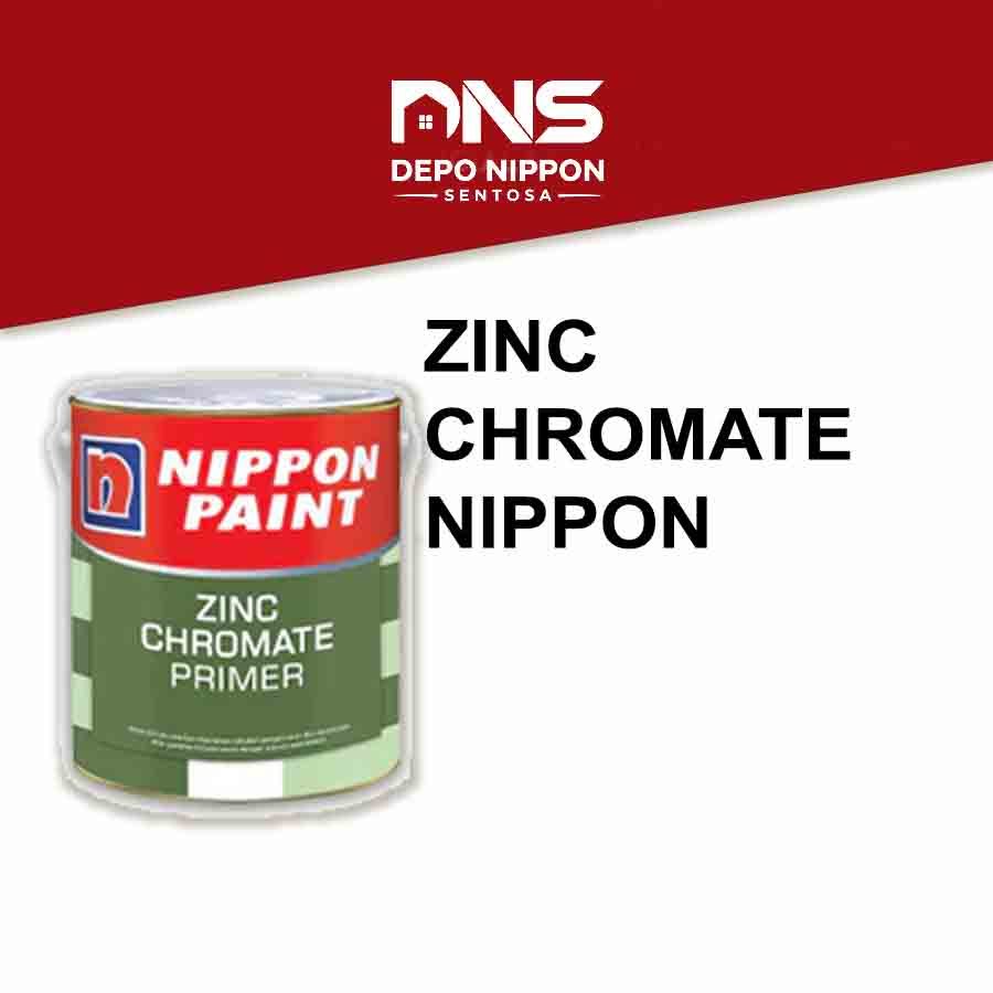NIPPON PAINT ZINC CHROMATE PRIMER 20KG CAT BESI ANTI KARAT NIPPON PAINT CAT MENI BESI 20KG