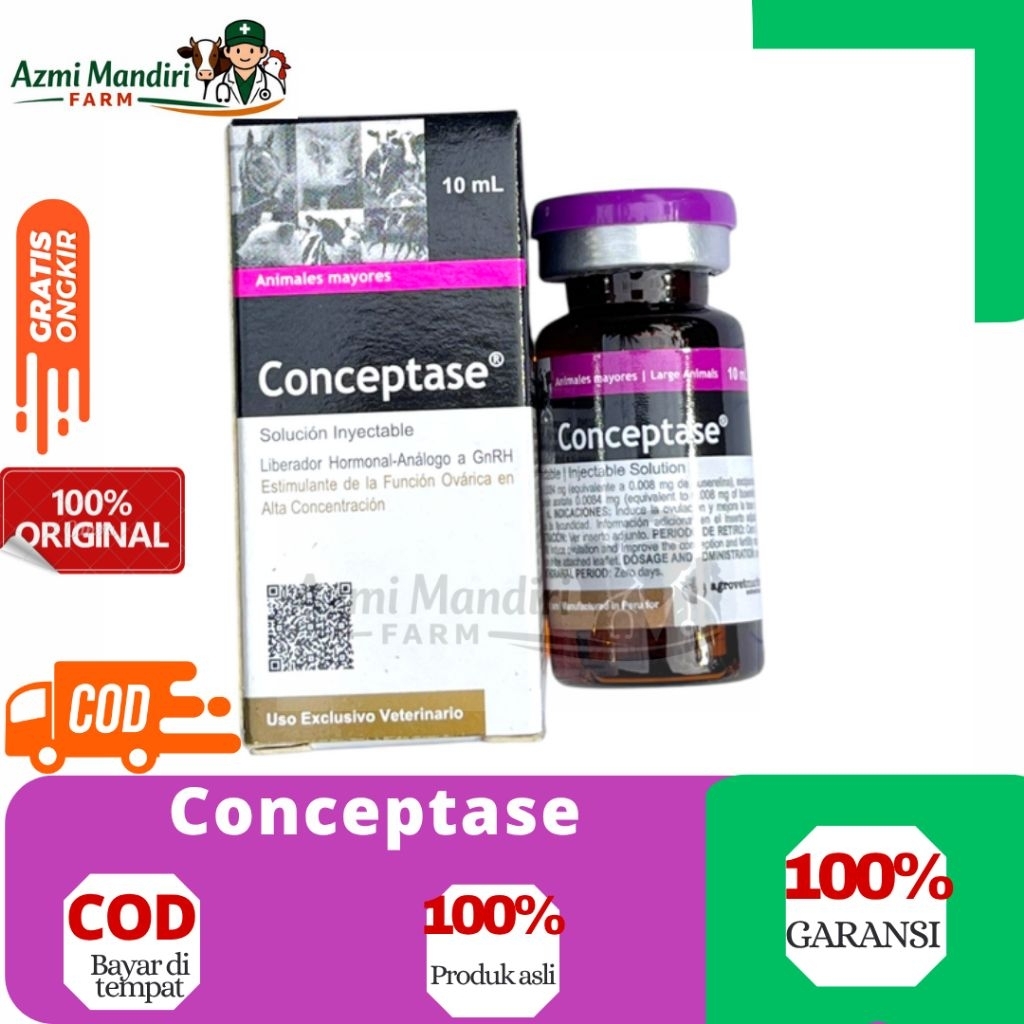Conceptase isi 10 ml - GNRH Hormon kesuburan dan gangguan Reproduksi hewan ternak