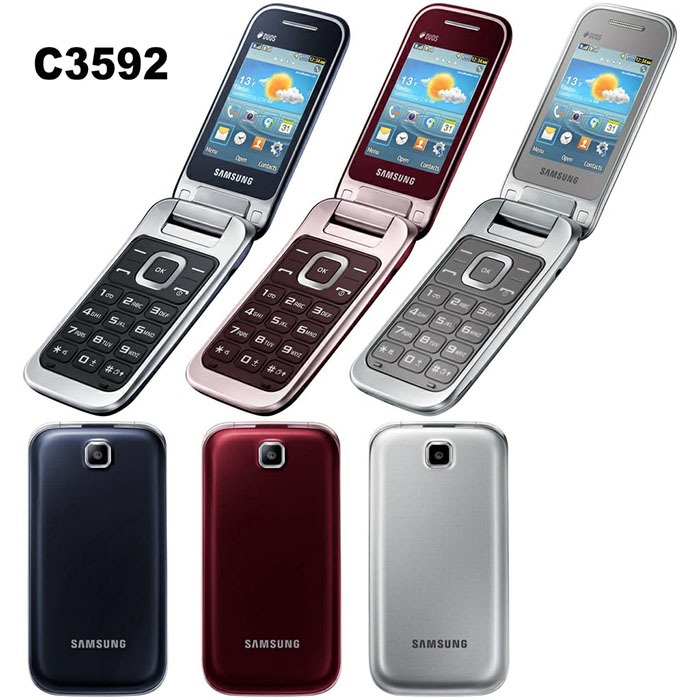 HP Samsung Lipat C3592 Dual Simcard Original Garansi Resmi