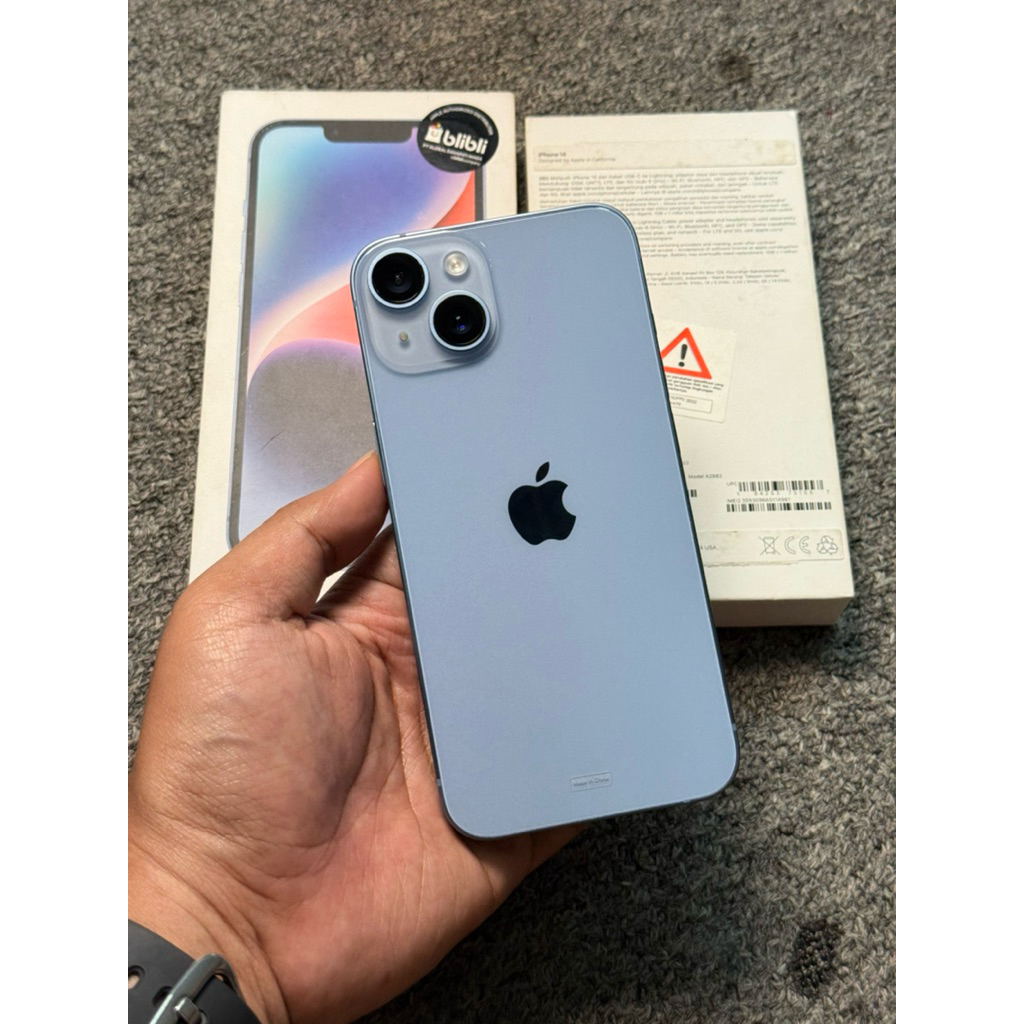 iphone 14 128gb ibox second fullset original