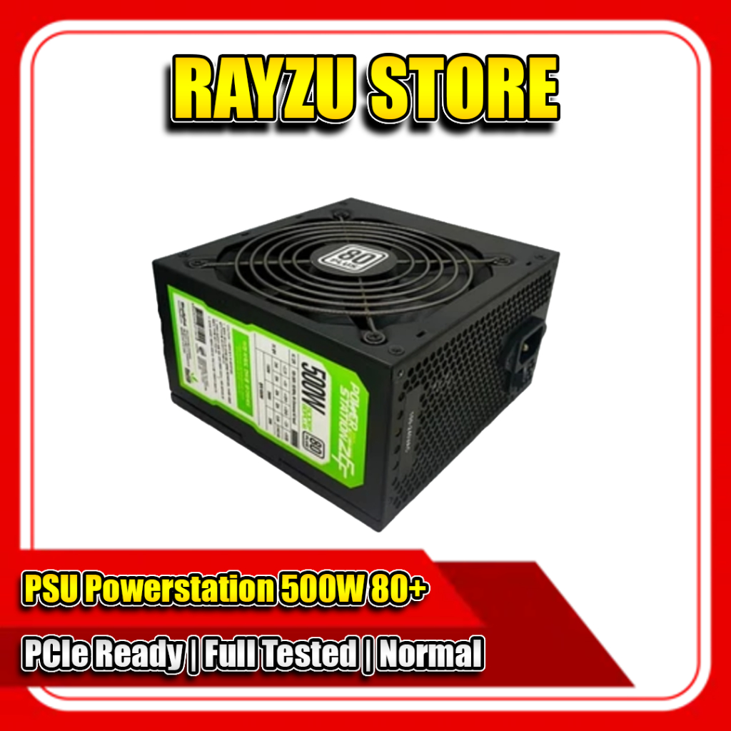 PSU PowerStation 500W 80+ Power Supply 500 Watt