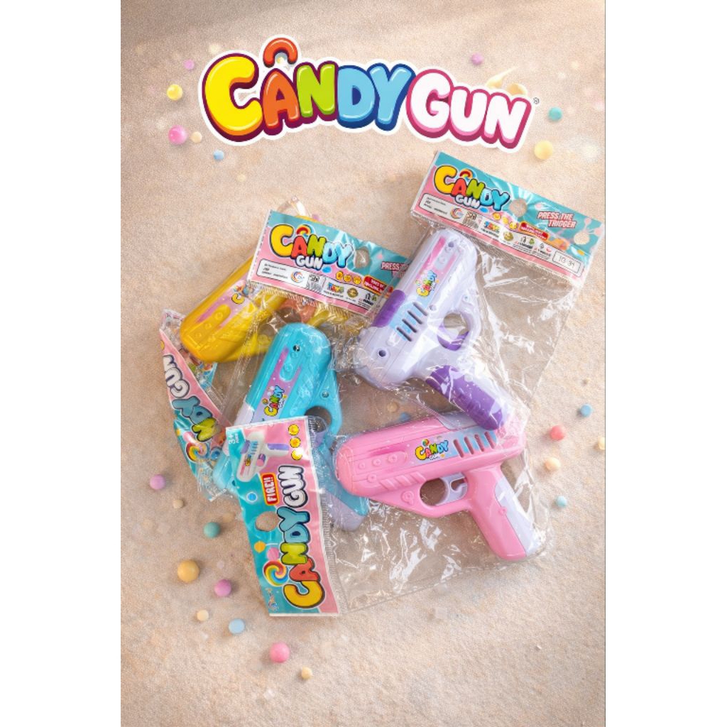 Mainan anak TEMBAKAN PERMEN candy Gun baru mainan anak