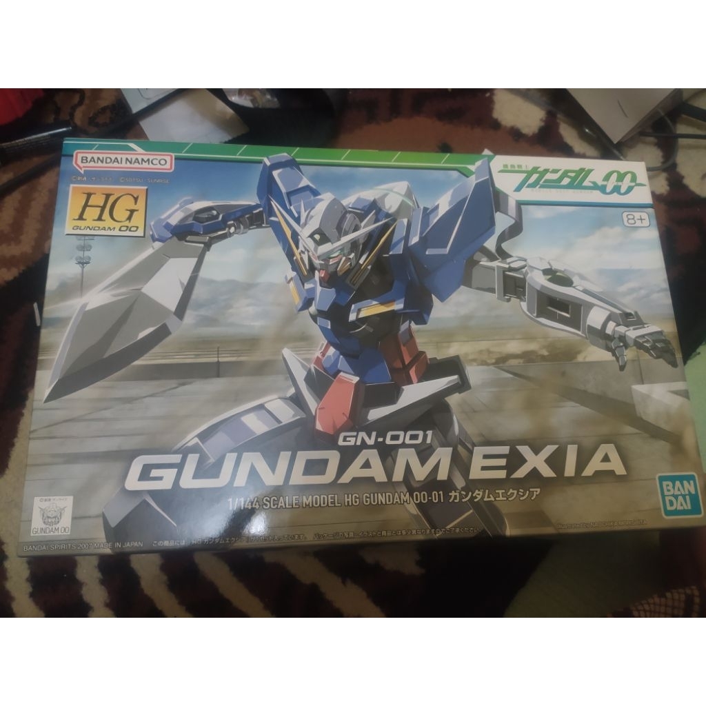 BANDAI Gundam Exia HG sudah rakit(minus baca deskripsi dulu)