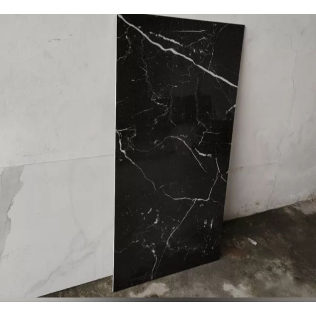 GRANIT LANTAI DINDING 60X120 HITAM GLOSY