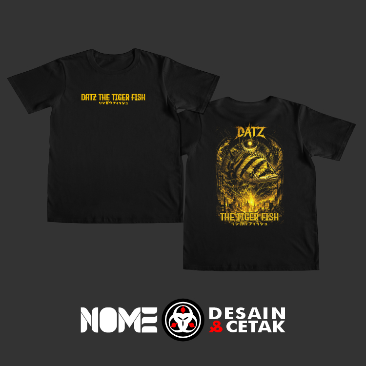 Kaos Ikan Predator Hias Datz Tiger Fish Ikan Ringau Pet Animal