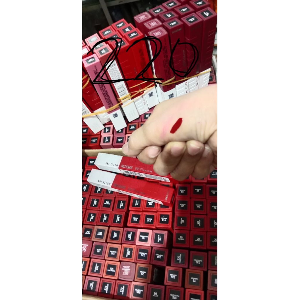 lipstik maybelline no 220 original