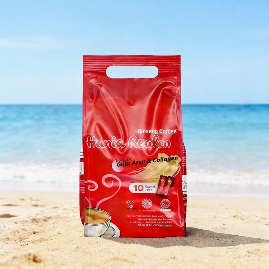 HANIA REALCO GINSENG + GULA AREN DAN KOLAGEN HNI