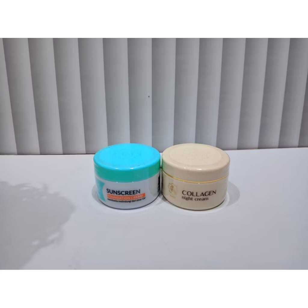 Paket Krim Wajah Viva Perawatan Siang Malam - Melembapkan, Mencerahkan, Anti Penuaan