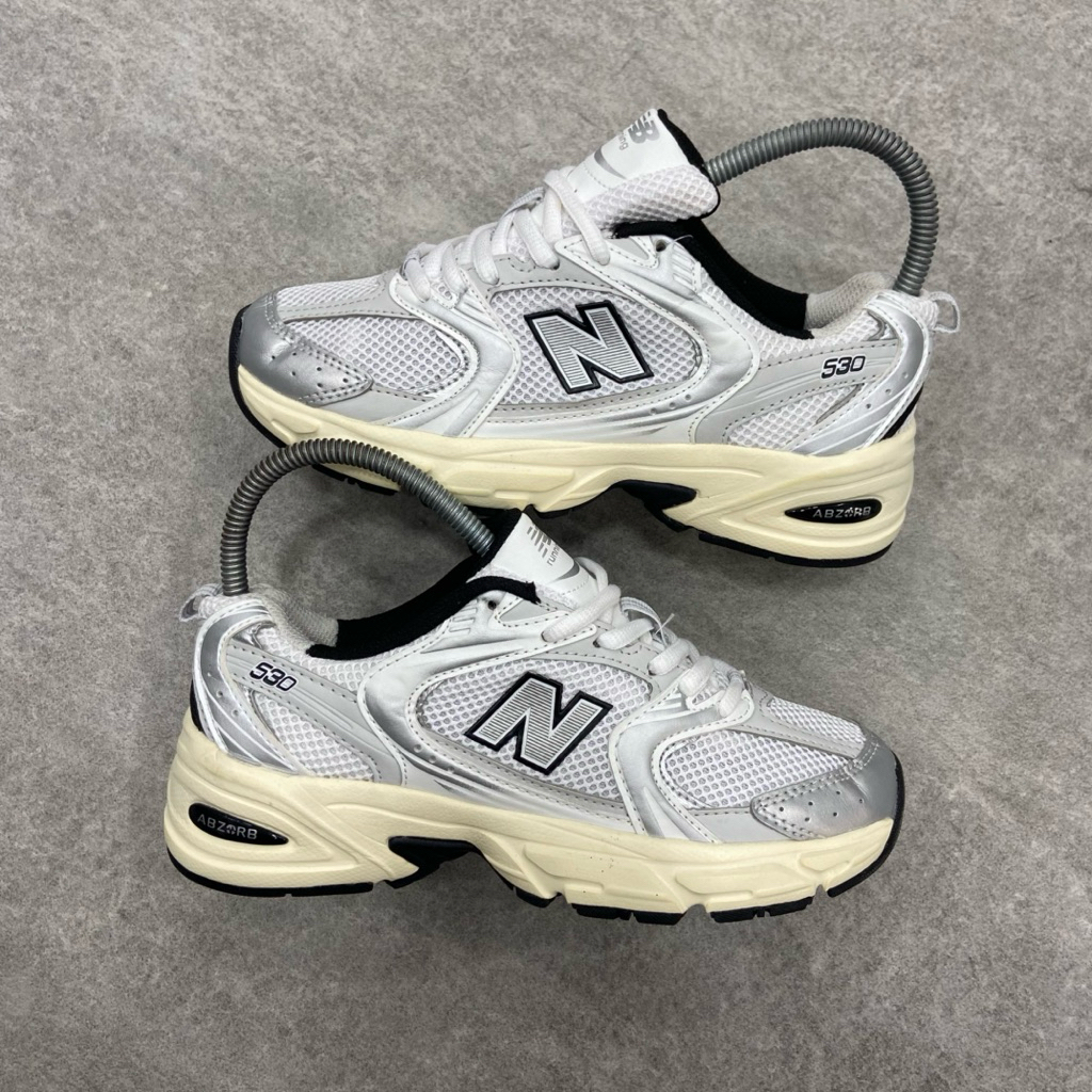 [Size 37.5] Rare New Balance 530 ‘Silver Cream’ (MR530TA) Second Kondisi Mulus Nominus. Harga Baruny