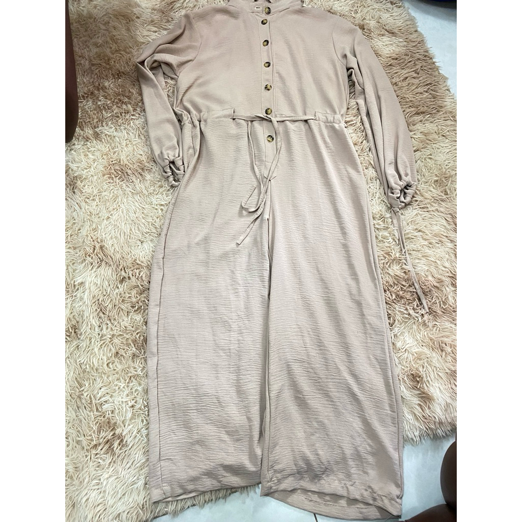 Pl jumpsuit setelan wanita lengan panjang