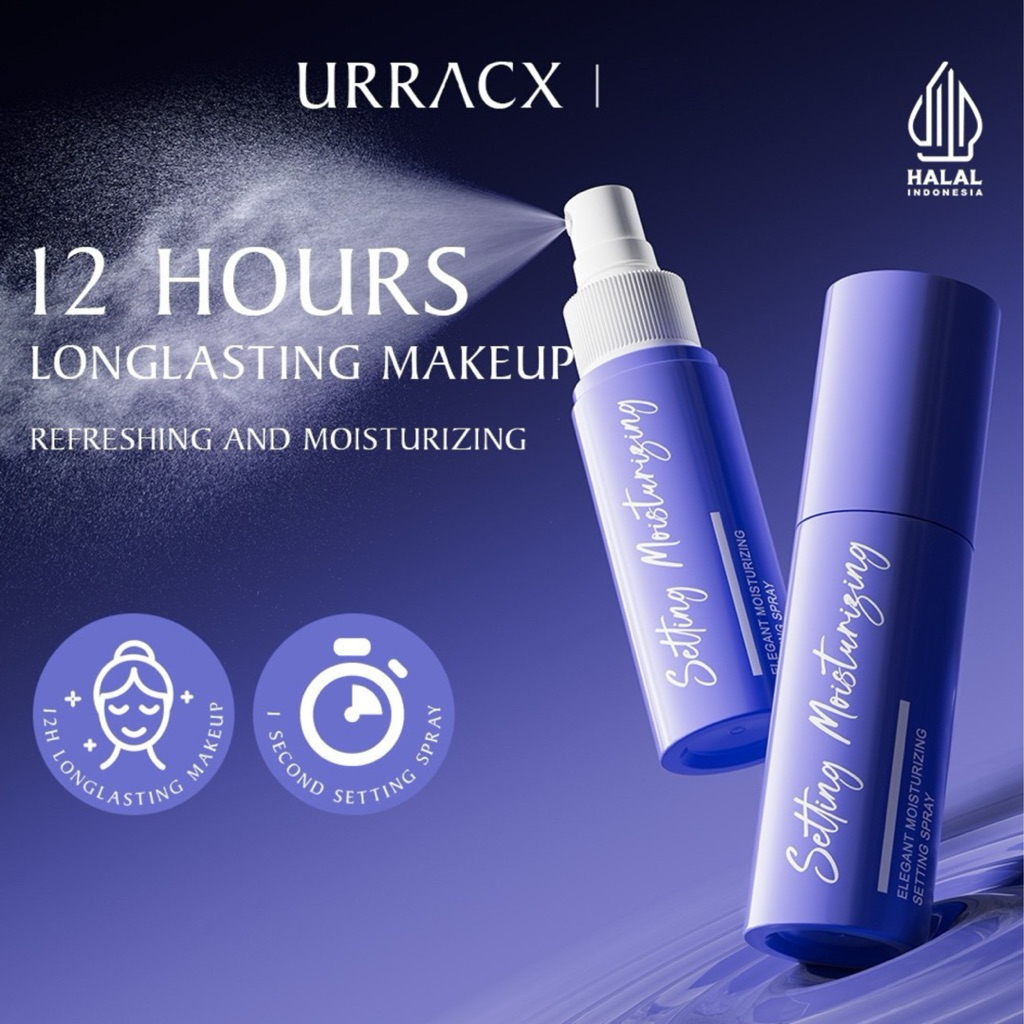 URRACX Halal Setting Spray Transferproof