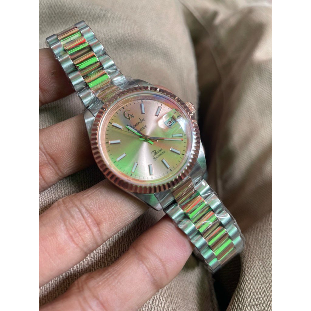 jam tangan alexandre cristie wanita original