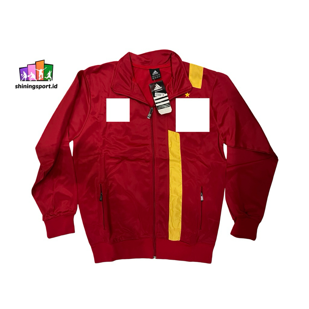 Jaket Bola Retro Nation Tim Spanyol GO Track Jacket 2012/2013
