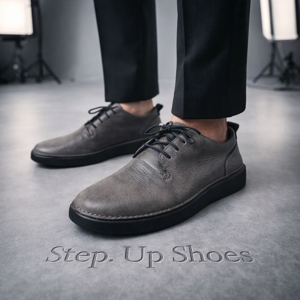 SEPATU KULIT CASUAL CLARK SIZE 42 KODE STUP00238 ADA MINUS