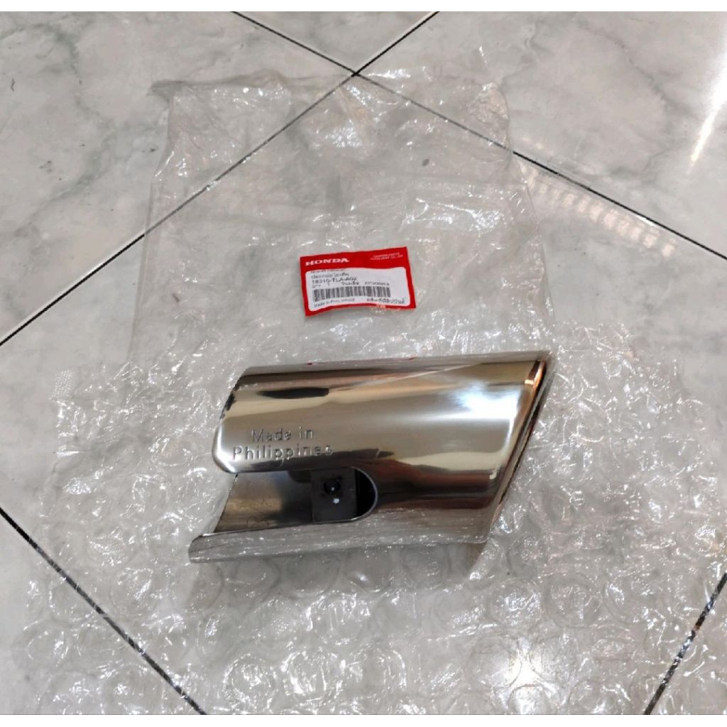 Muffler Finisher Cover Ujung Knalpot Crv Turbo 2018 2019 2020 2021 2020 Original