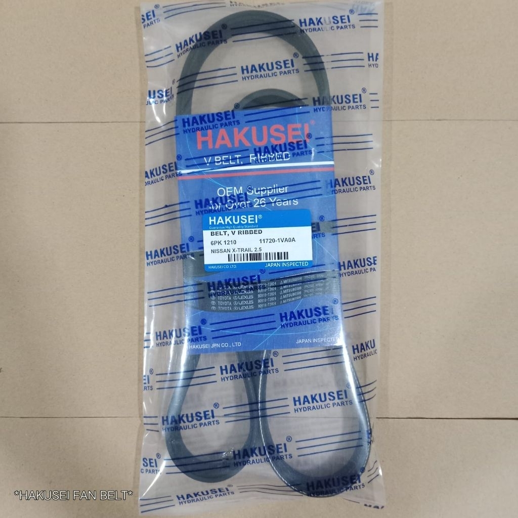 Fan Belt / Van Belt / 6PK 1210 / Nissan X-trail 2.5 / V-BELT