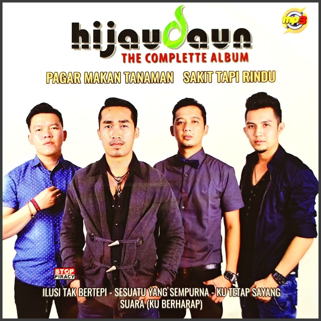Kaset MP3 Audio Lagu Pop Indonesia Hijau Daun - Anji - Gamma1 Album Edisi Pilihan Terlaris 3in1