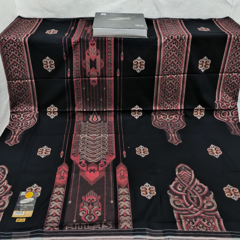 Sarung Atlas Super Premium 980  type silver Atlas Super Premium 970 gold Motif Bhs Sarung atlas silv