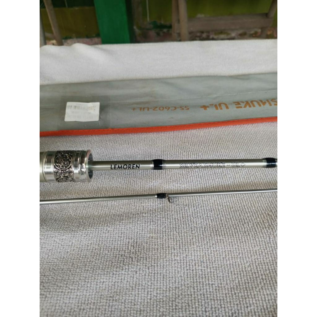Rod baitcasting Lemoren silver