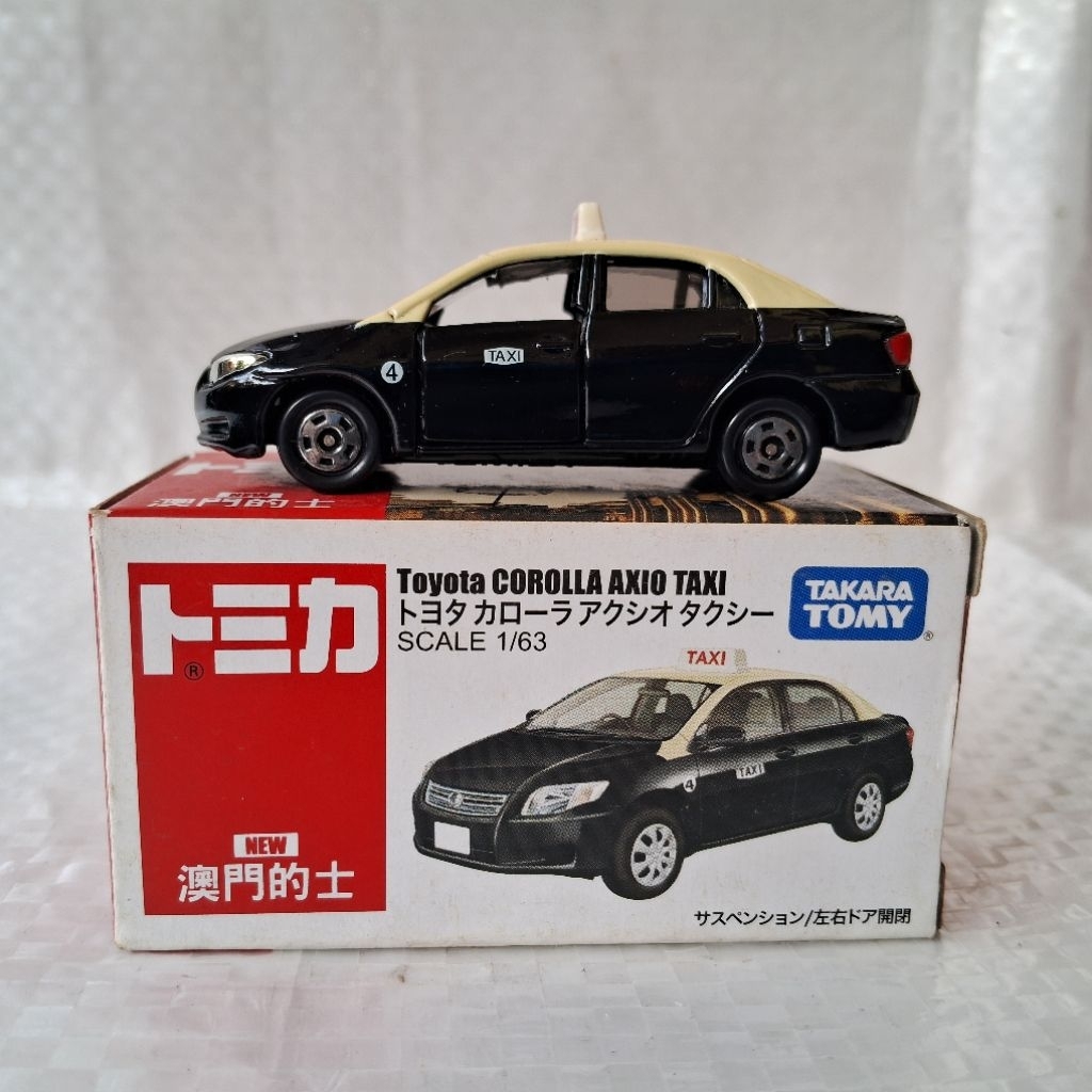 Diecast /  mobilan / Miniatur Tomica Takara Tomy Tomica HONGKONG TAXI - TOYOTA COROLLA AXIO TAXI