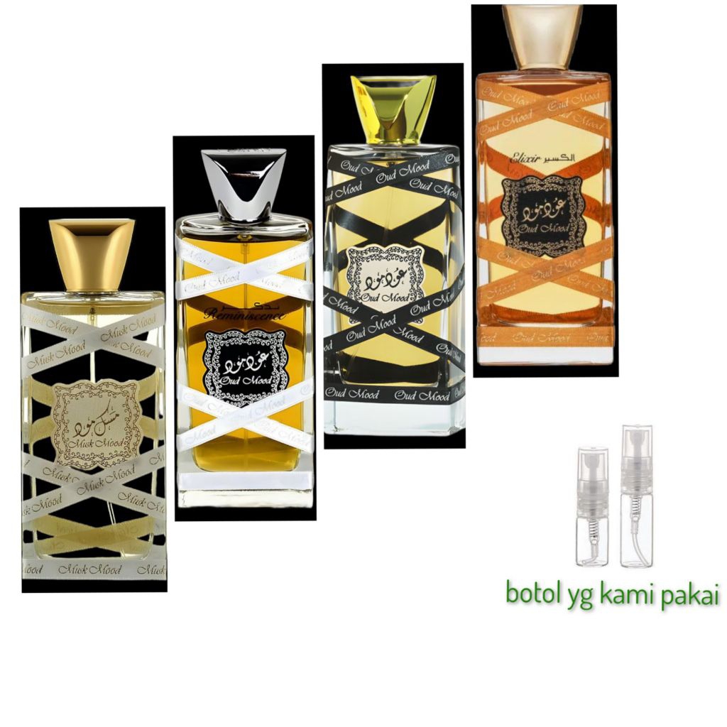 1ml Lattafa Oud Mood Reminiscence Elixir Musk Mood | Decant Parfum Ori