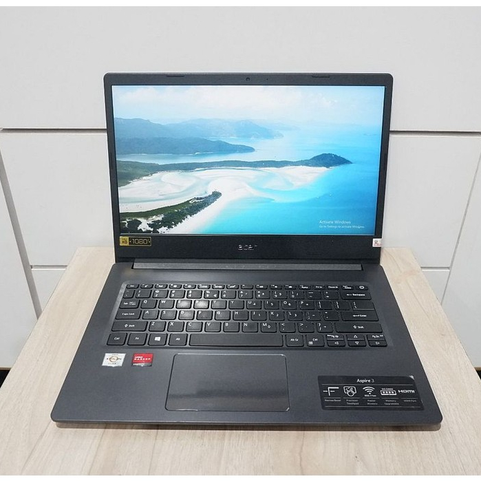 Laptop Acer Aspire A314-22 AMD Athlon Silver 3050 16Gb 512Gb Normal Siap Pakai - Laptop Murah - Lapt