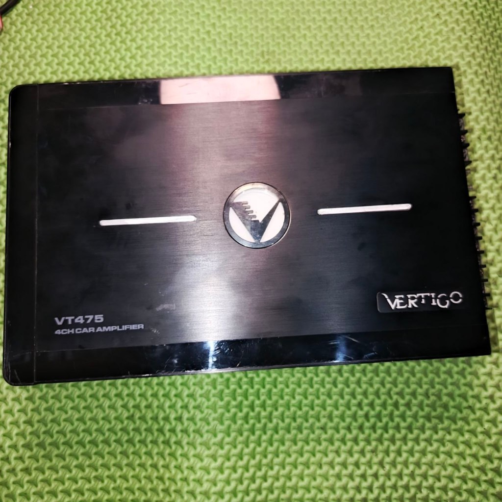 Power Venom Vertigo 4 Channel VT475 Audio Mobil Amplifier | High Sound Quality | Kondisi Bekas Norma
