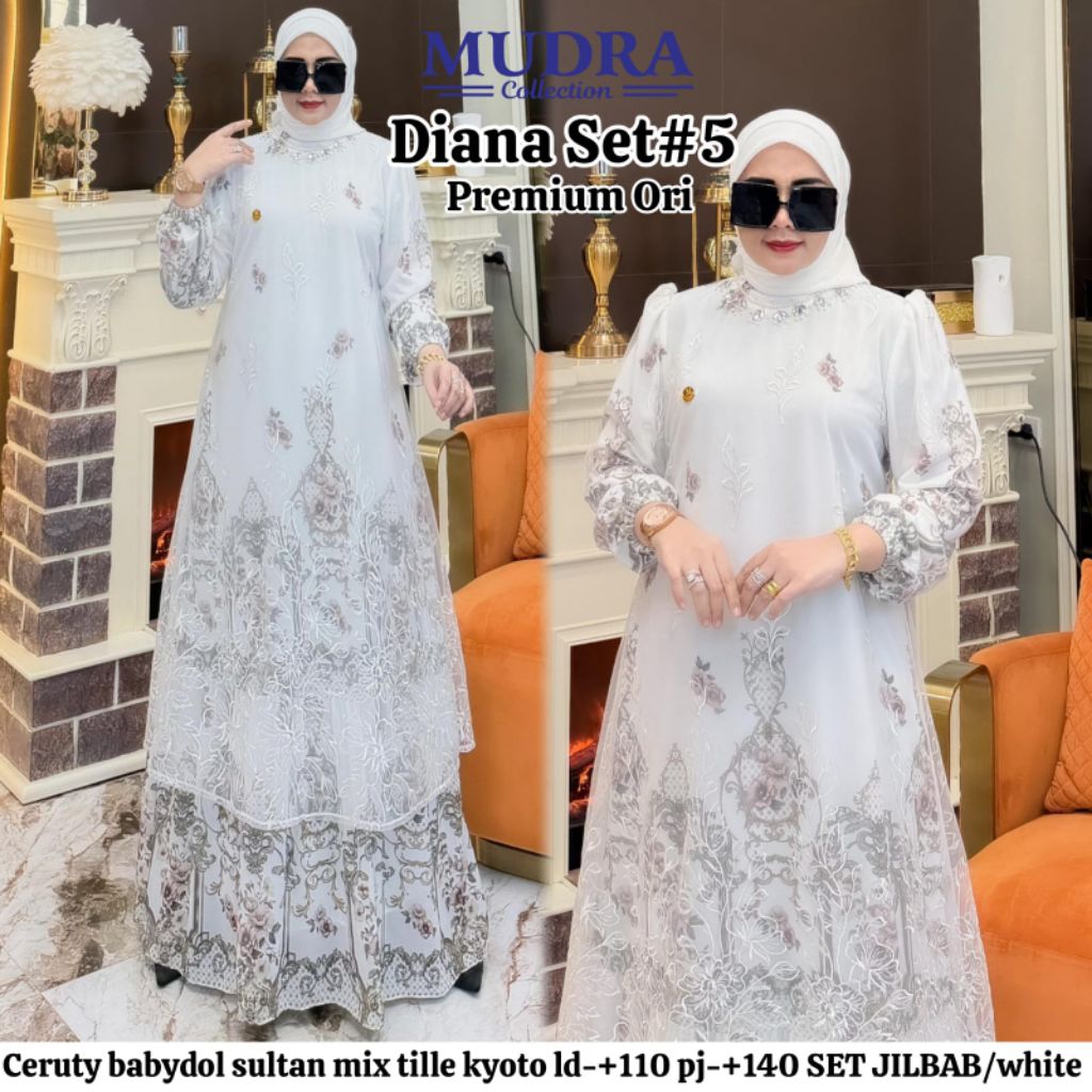 Diana || Lema Set Hijab By Mudra
